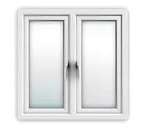 UNIQUE Casement 2 Track 2 Panel White uPVC Window 6 x 4 ft_0