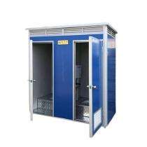 Roya Enfinity Sandwich Panel 7 ft Portable Toilet Cabin Blue and White_0