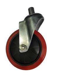5 inch PU Swivel Caster Wheel 500 kg_0