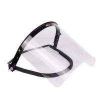 Plastic L Face Shield Visors White_0