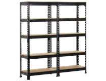 Asha CR Sheet Slotted Angle 5 Layers Industrial Racks 6 ft 12 x 36 x 72 inch_0