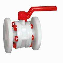 Parthiv 100 mm Manual Polyvinylidene Fluoride Ball Valves Flanged_0