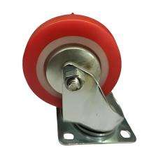 2.5 inch PU Swivel Caster Wheel 100 - 200 kg_0