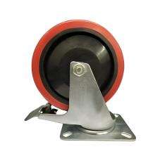 6 inch PU Swivel Caster Wheel 800 kg_0