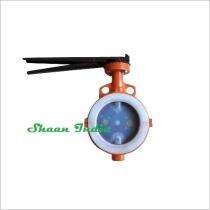 Shaan NB 50 Wafer Cast Steel FEP Lined Butterfly Valve SI-71 PN 25_0