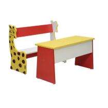 Wooden 1 Seater Student Bench Desk_0