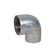 Nisha 90 deg 15 mm Grey Galvanized Iron Pipe Elbow_0