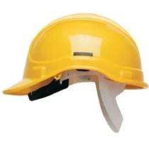 PVC Yellow Industrial Safety Helmets_0