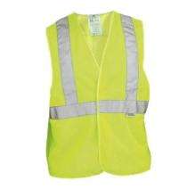 Polypropylene Safety Jackets L Reflective Green_0