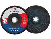 STAAREK 7 inch Flap Discs ST07 60 grit 22 mm_0