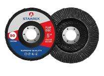 STAAREK 5 inch Flap Discs ST06 80 grit 22 mm_0