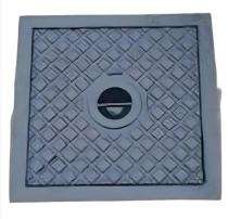VIP Chamber Manhole Cover Iron Epoxy Painted 12 x 12 inch_0