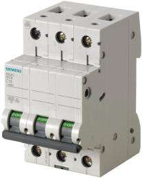SIEMENS 5SL63 Three Pole 20 A C Curve MCB_0