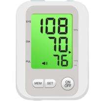 Amcures BP101 Upper Arm Cuff Blood Pressure Monitor White_0