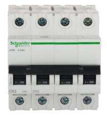 Four Pole 63 A C Curve MCB_0