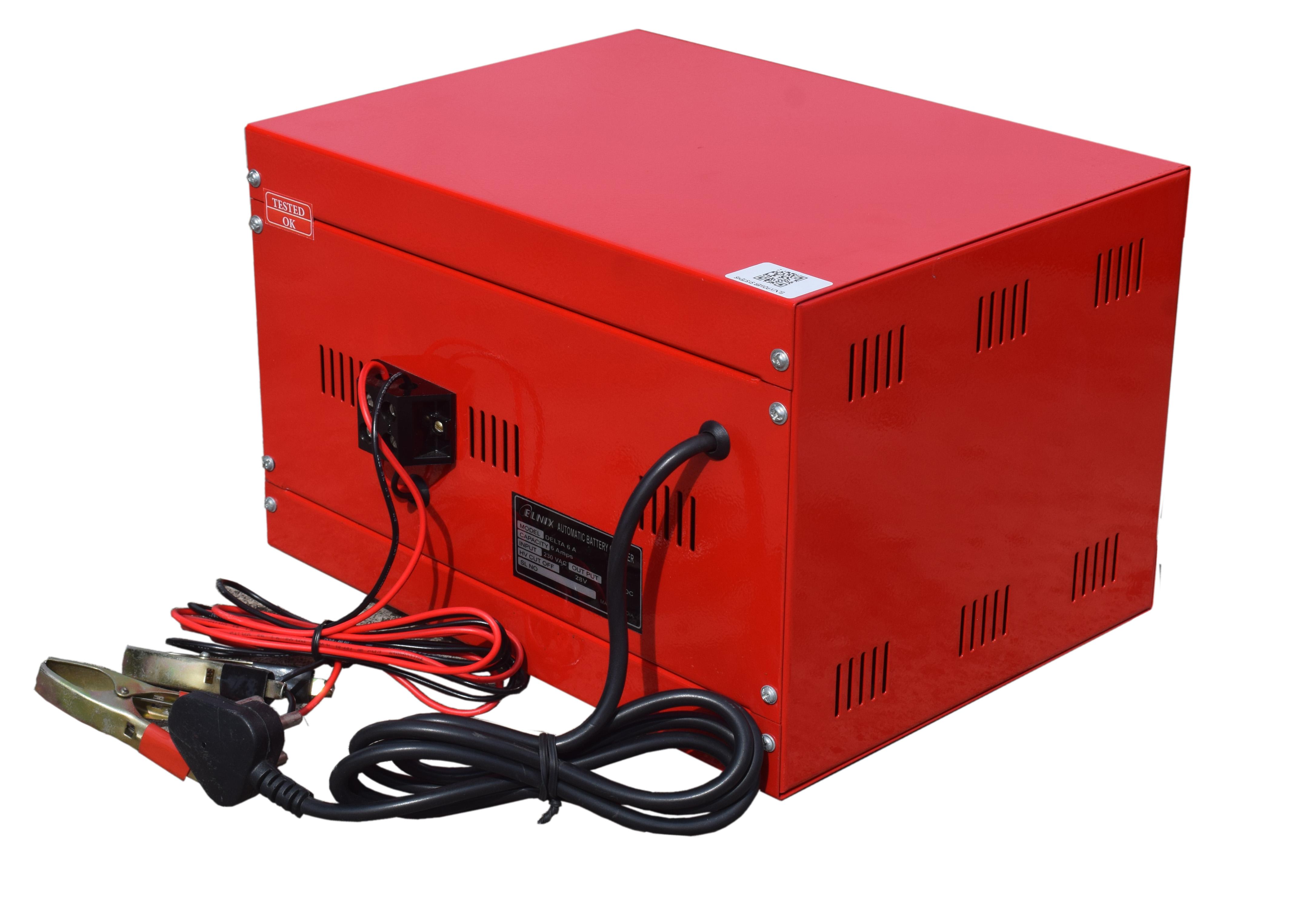 ELNIX Industrial Battery Charger DELTA-10A12V SCR IP20 190 - 250 VAC Single Phase_2