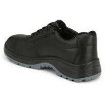 VPA Rock Buff Barton Print Leather Steel Toe Safety Shoes Black_0