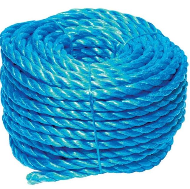 Buy Polypropylene Braided 16 m Ropes Blue online at best rates in India