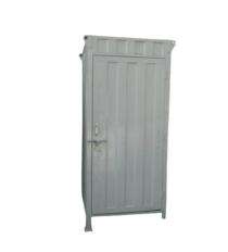 Siddhi Steel 7 ft Portable Toilet Cabin Grey_0