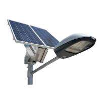 15 W Cool White LED Aluminium 25 Ah Solar Street Light_0