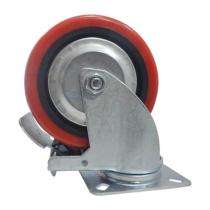 2.5 inch Polyurethane Swivel Caster Wheel 200 kg_0