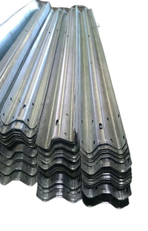 Smriti W Beam Metal Crash Barrier Galvanized Steel 318 mm_1