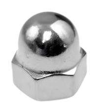 Ferric Stainless Steel M6 Dome Nuts_0