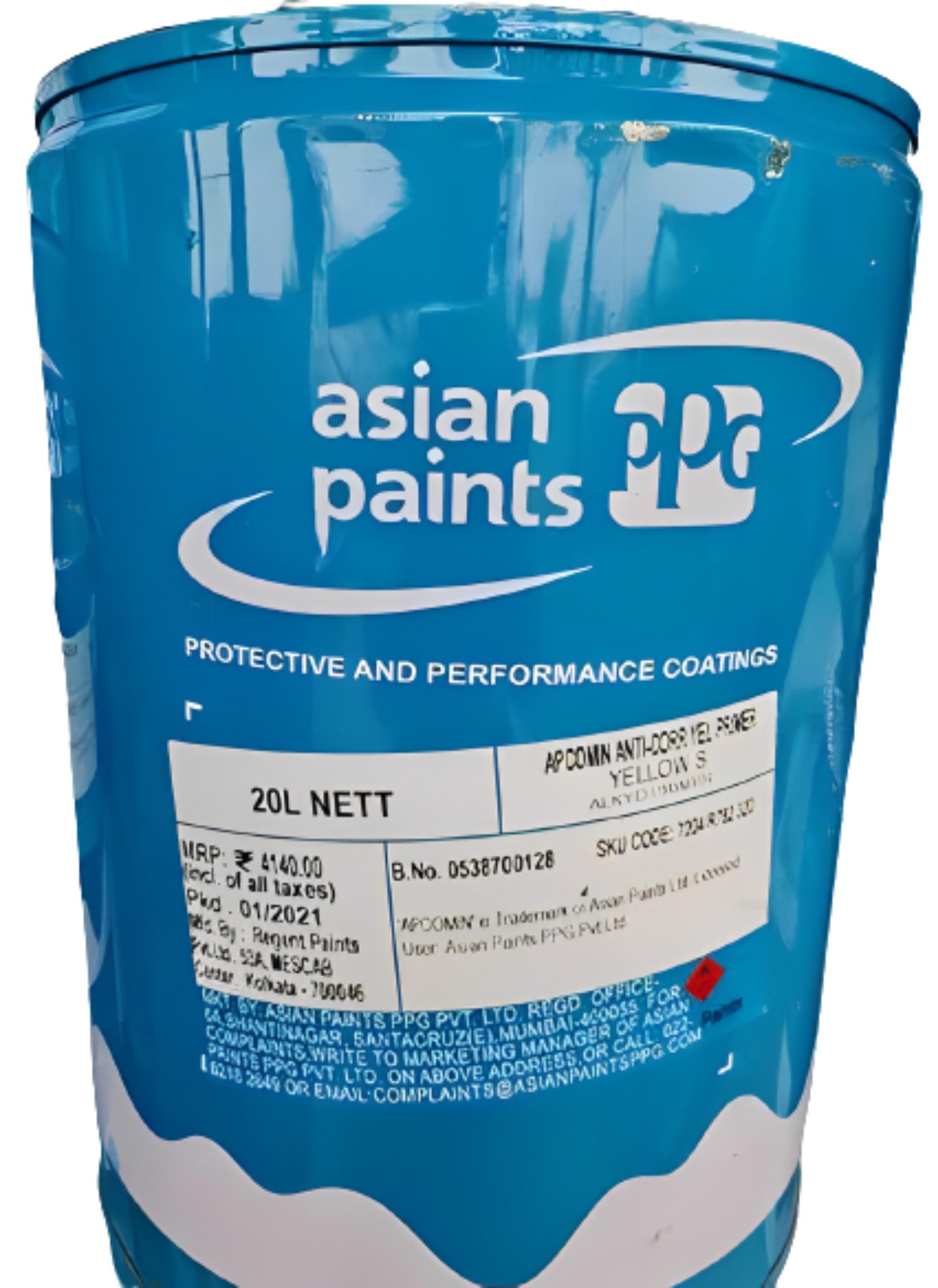 Asian Paints Golden Yellow Road Marking Paints 20 L_0