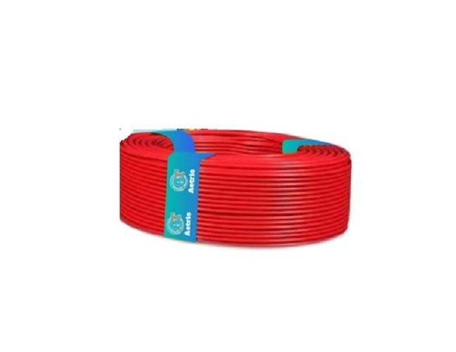 Aetrio 1 sqmm FR PVC Electric Wire Red 90 m_1