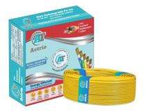 Aetrio 1 sqmm FR PVC Electric Wire Yellow 90 m_0