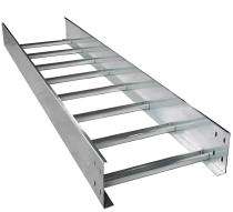 Galvanized Iron Ladder Cable Trays 100 mm 600 mm 3 mm_0