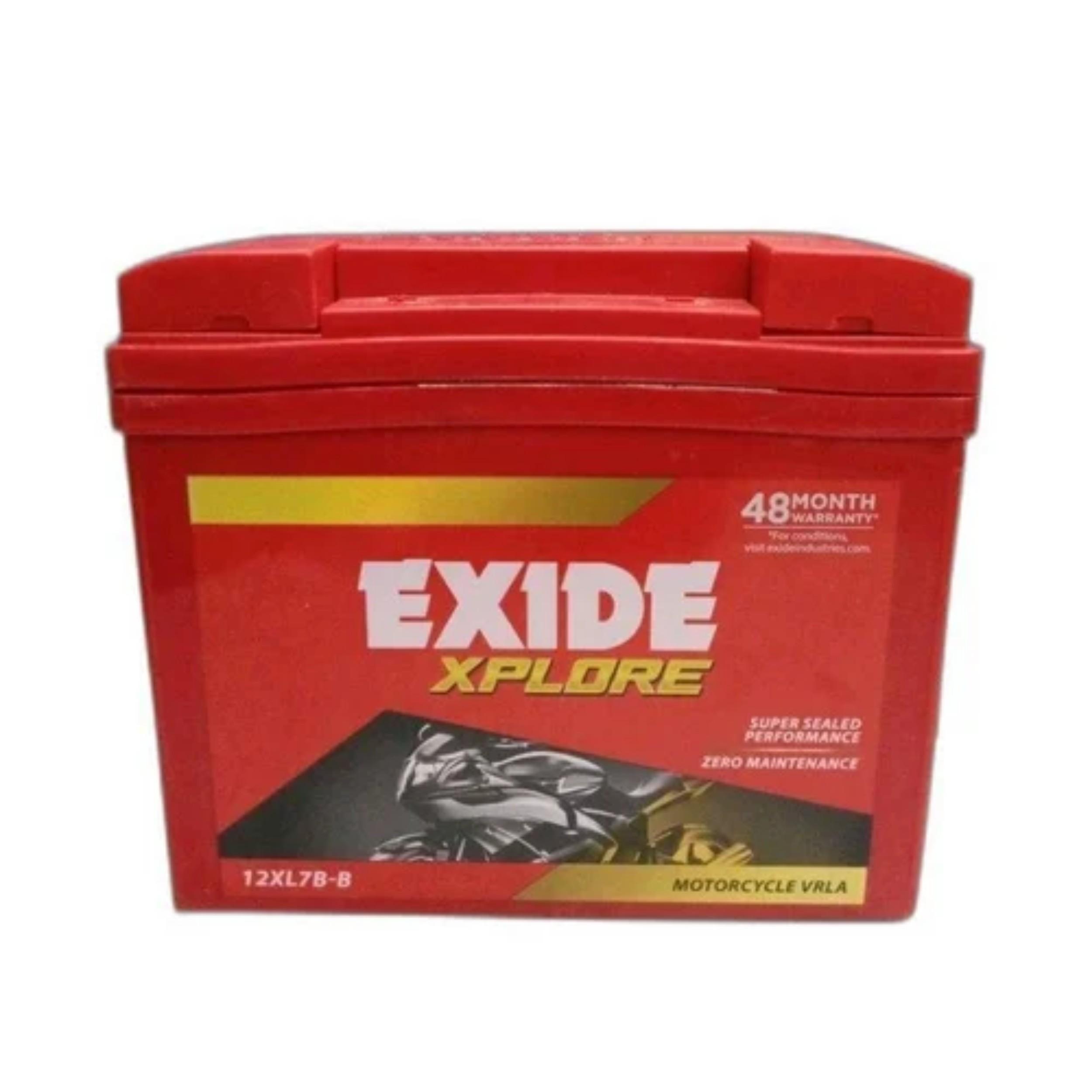 Buy EXIDE 12XL7B VRLA 12 V 7 Ah Lead Acid Batteries online at best