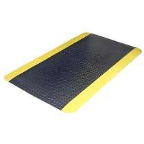 Floor Mats Electrical Insulation Natural Rubber 915 x 915 x 2 mm Black and Yellow_0