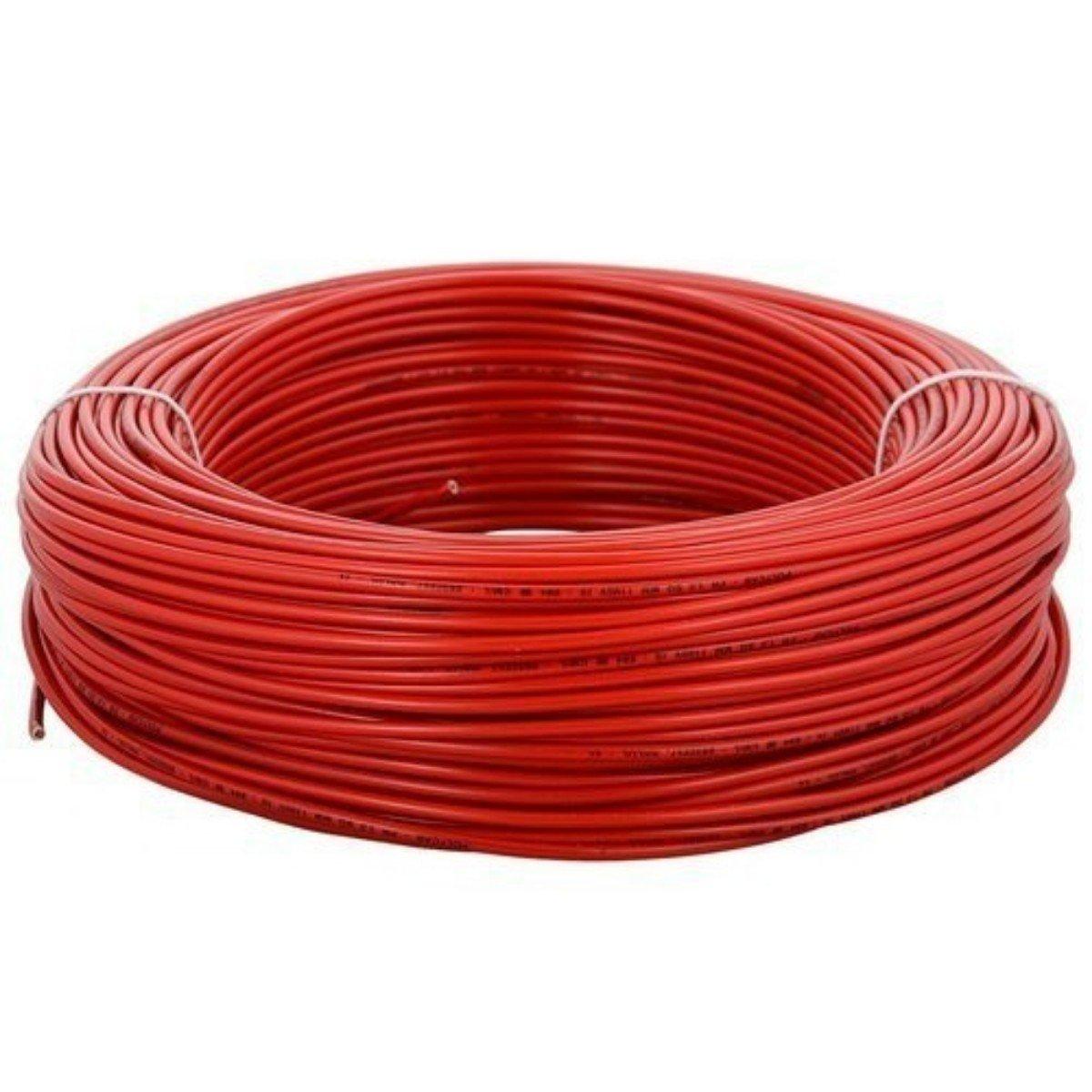 0.5 sqmm FR Electric Wire Red 90 m_1