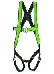 Polyester Full Body Simple Hook Double Rope Safety Harness M_0