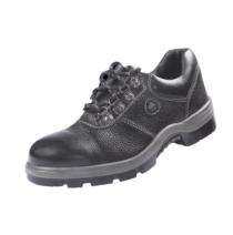 Leather Steel Toe Safety Shoes Black_0