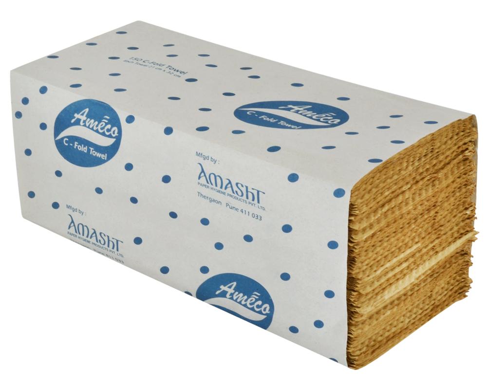 Ameco C- Fold Tissue Paper Box Printed 21 x 30 cm White_3