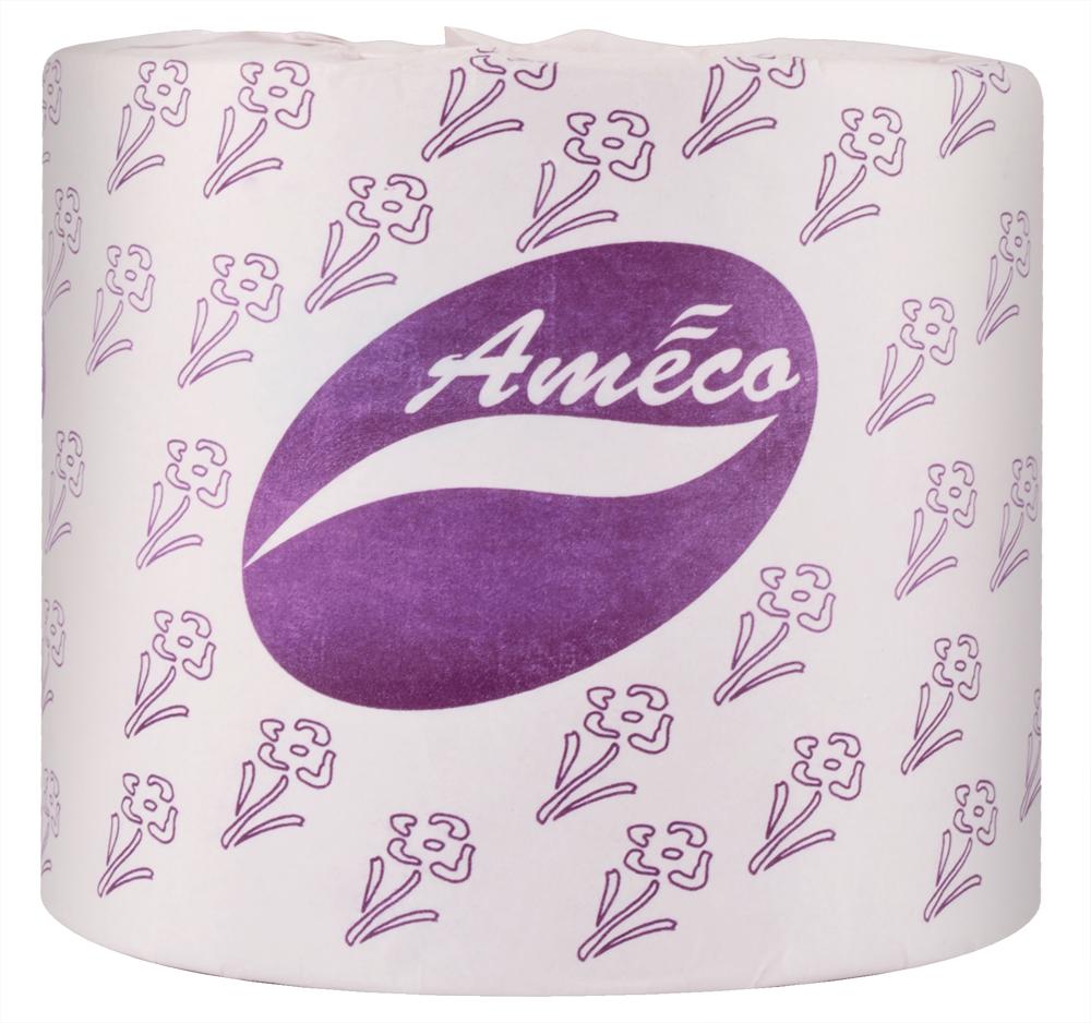 Ameco Toilet Roll Tissue Paper Box Plain 9.5 x 11 cm White_2