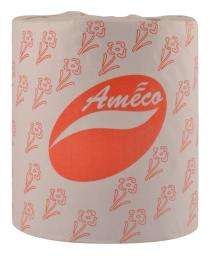 Ameco Toilet Roll Tissue Paper Box Plain 9.5 x 11 cm White_0