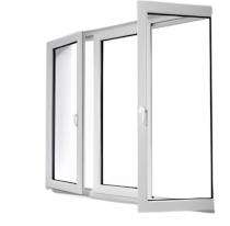 OKOTECH Casement 2 Track 2 Panel White uPVC Window 6 x 4 ft_0