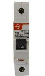 L&T BB10160C Single Pole 16 A C Curve MCB_0