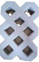 80 mm X Shape Paver Blocks 180 x 150 cm_0