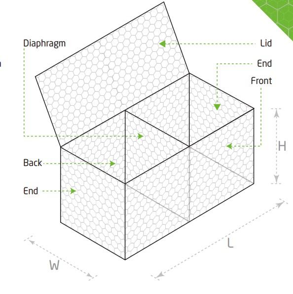 GTI 6 x 8 cm Woven Wire Mesh 3 mm Stainless Steel_4
