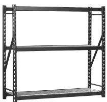 KKE Mild Steel Angle Frame 3 Layers Industrial Racks 5 ft 900 x 350 mm_0
