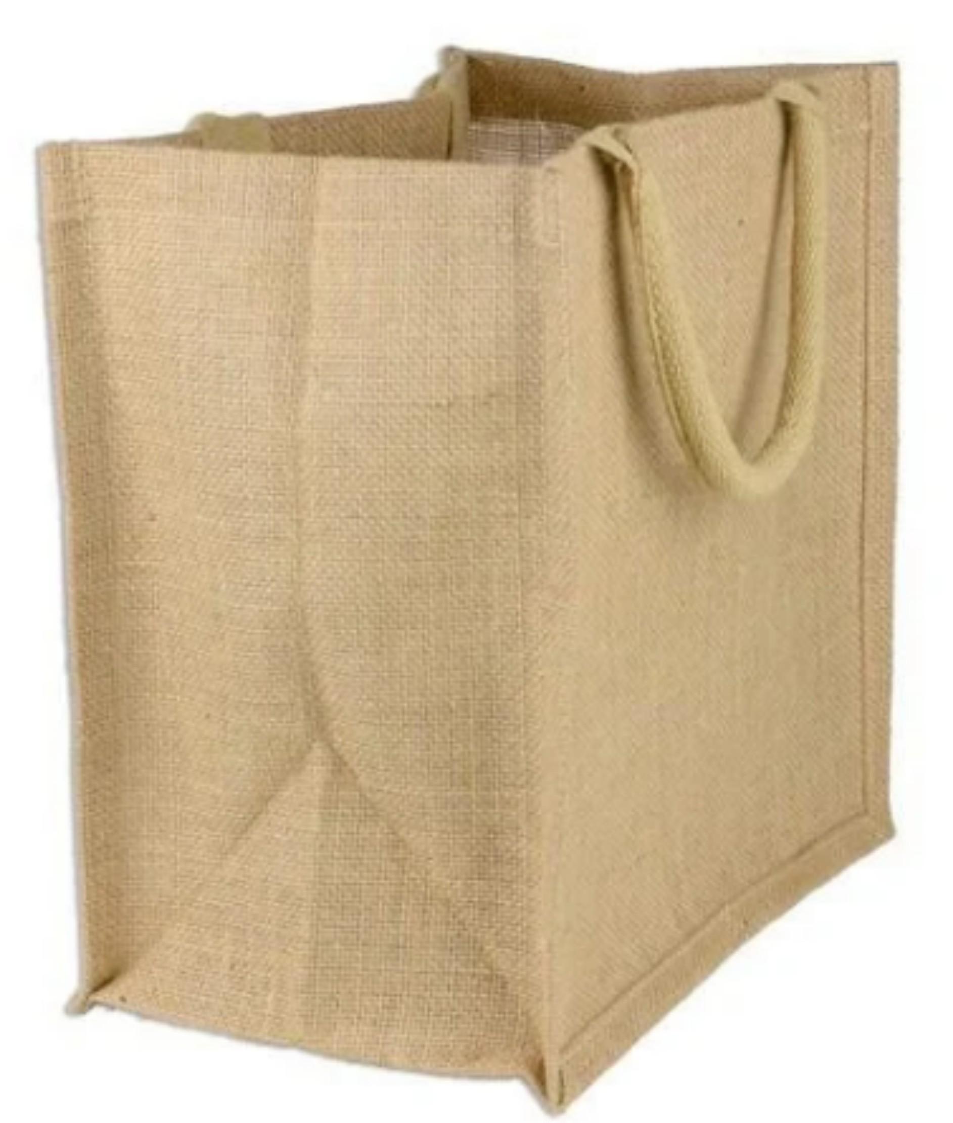 Natural Custom Jute Bags/ Jute conference bag, Size: 16 Inch at Rs  375/piece in New Delhi