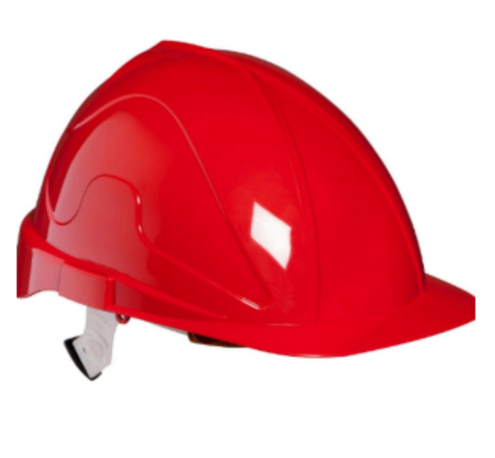 Plastic Red Modular Safety Helmets_0