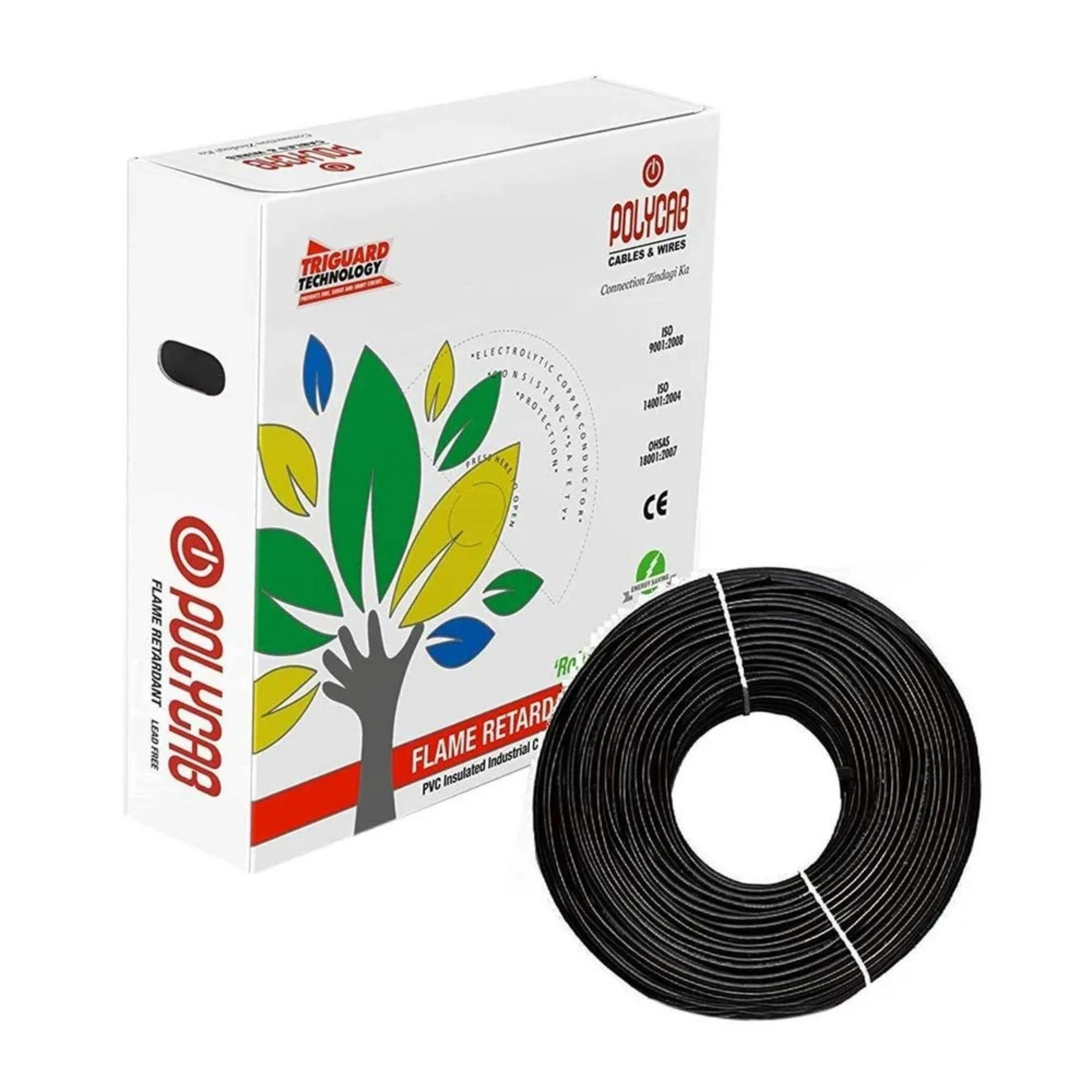 Polycab 2 Core 0.5 sqmm Industrial Flexible Cables 100 m Copper 467 V_1