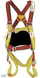 SOLESAFE Polyester Fall Protection Full Body Safety Harness L_0