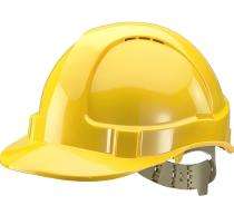 PVC Yellow Air Ventilated Safety Helmets_0