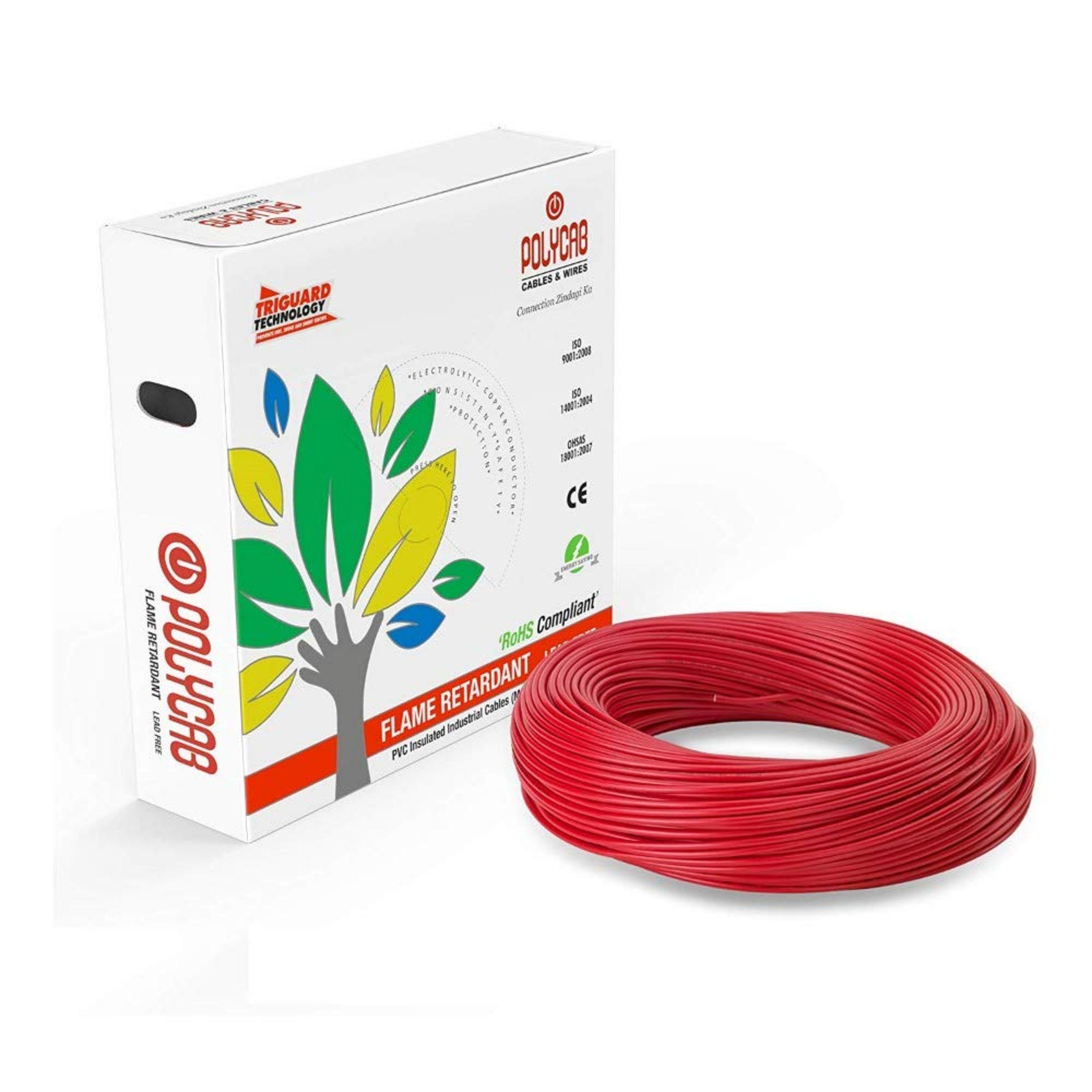 Polycab 4 Core 1 sqmm Industrial Flexible Cables 90 m Copper 480 V_1